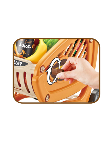 WOOPIE Shopping Cart for Children Movable Parts + 42 Accs.