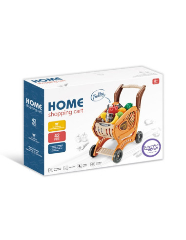 WOOPIE Shopping Cart for Children Movable Parts + 42 Accs.