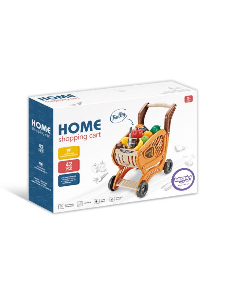 WOOPIE Shopping Cart for Children Movable Parts + 42 Accs.