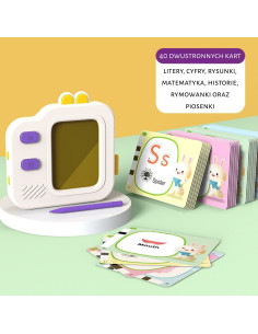 WOOPIE Graphic Tablet, Sketchpad for Learning Drawing and English, Card Reader, 120 pcs. 2