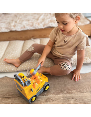 WOOPIE Hammering Skill Game Construction Site with Accessories