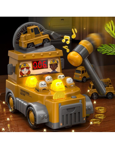 WOOPIE Hammering Skill Game Construction Site with Accessories