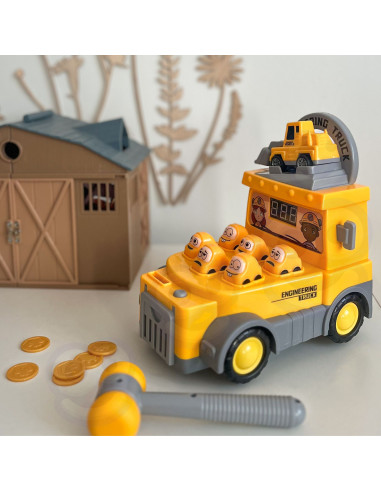 WOOPIE Hammering Skill Game Construction Site with Accessories