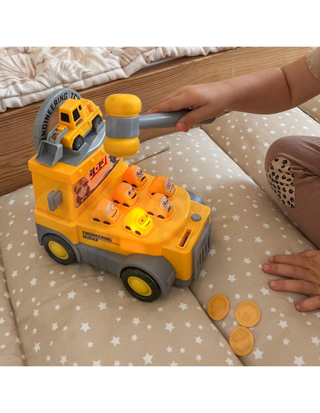 WOOPIE Hammering Skill Game Construction Site with Accessories