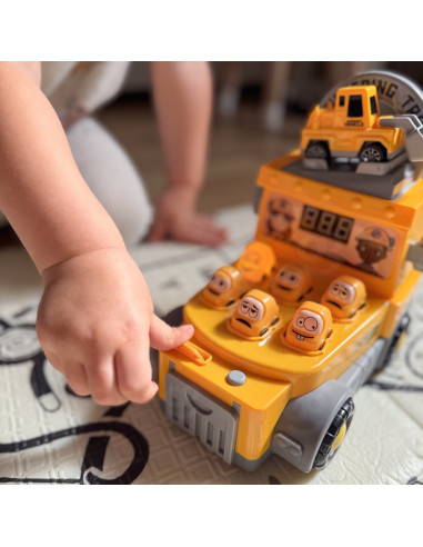 WOOPIE Hammering Skill Game Construction Site with Accessories