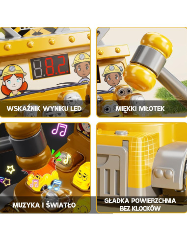 WOOPIE Hammering Skill Game Construction Site with Accessories