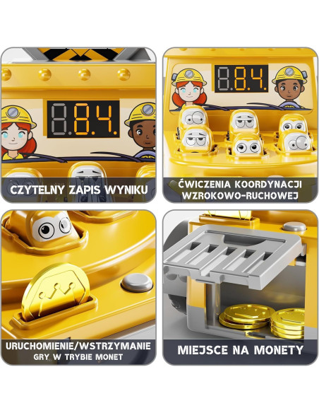 WOOPIE Hammering Skill Game Construction Site with Accessories