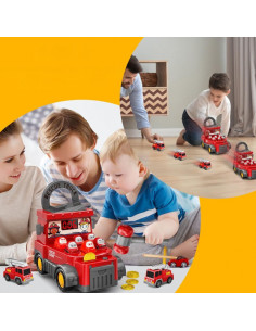 WOOPIE Hammer Strike Skill Game Fire Department with Accessories 2