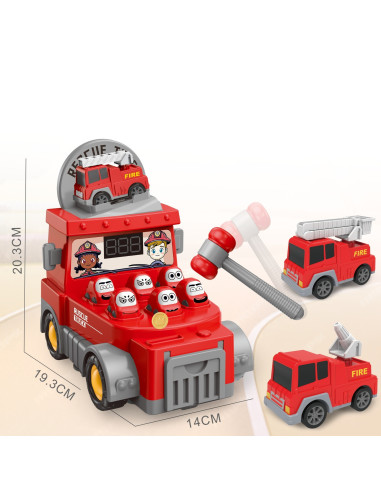 WOOPIE Hammer Strike Skill Game Fire Department with Accessories