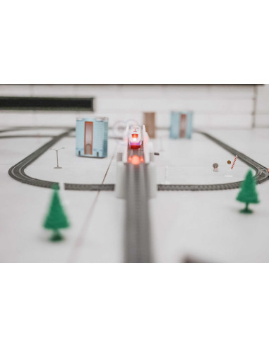 WOOPIE Electric Train Huge 914 cm Track Bridge Tunnel 86 pcs.