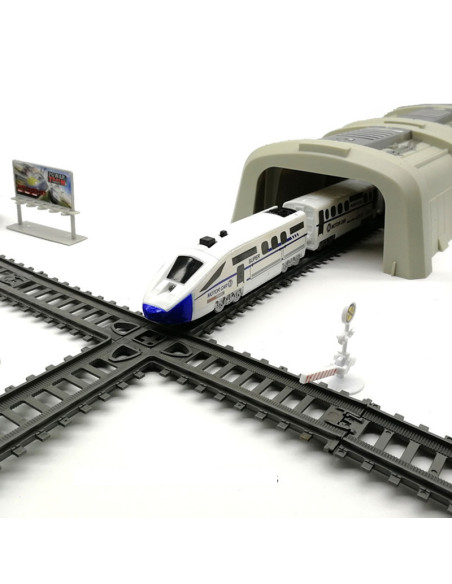 WOOPIE Electric Train Huge 914 cm Track Bridge Tunnel 86 pcs.