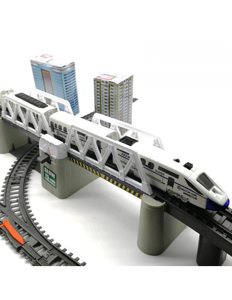 WOOPIE Electric Train Huge 914 cm Track Bridge Tunnel 86 pcs.