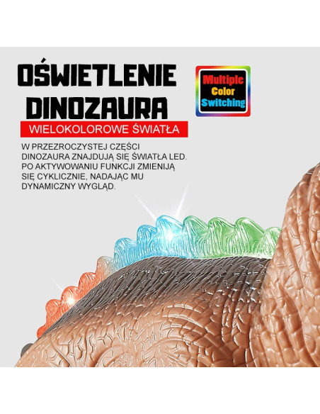 WOOPIE Nuotolinio valdymo dinozaurų robotas T-Rex