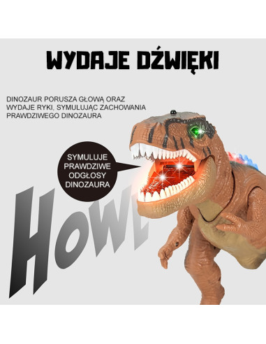 WOOPIE Nuotolinio valdymo dinozaurų robotas T-Rex