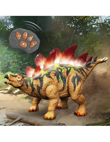 WOOPIE Remote Controlled RC Dinosaur Robot Stegosaurus