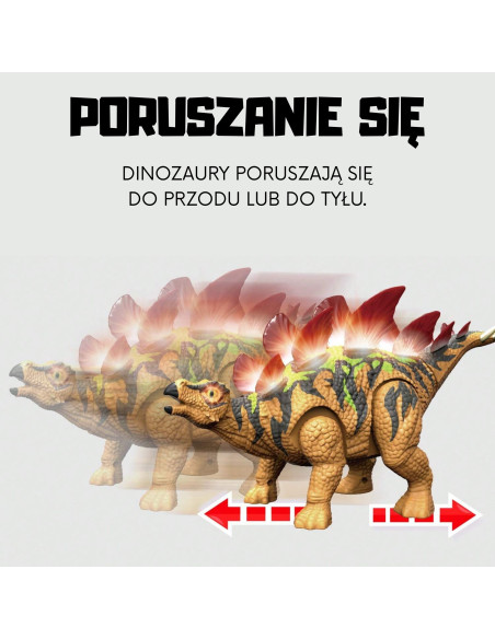 WOOPIE dinozauras Stegosaurus su pulteliu
