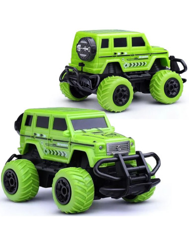 WOOPIE RC Jeep Cross-Country LED automobilis su nuotolinio valdymo pulteliu
