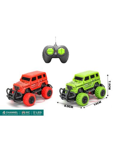 WOOPIE RC Jeep Cross-Country LED nuotolinio valdymo automobilis
