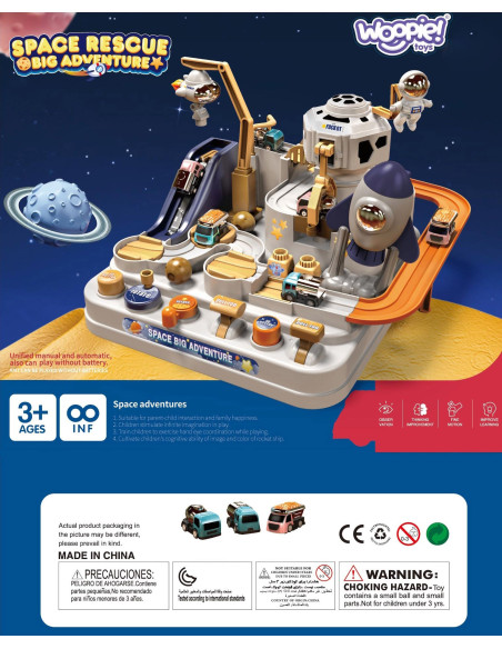 WOOPIE Interactive Car Obstacle Course "Astronaut's Space Adventure"