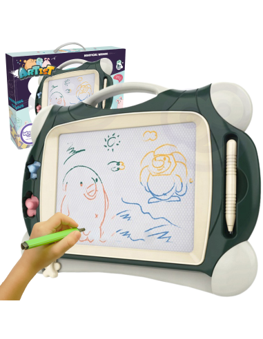 WOOPIE Magnetic Color Marker Board + 2 Green Stamps