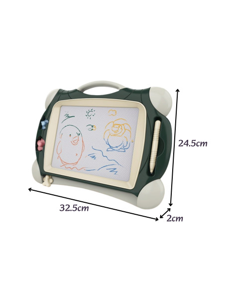 WOOPIE Magnetic Color Marker Board + 2 Green Stamps