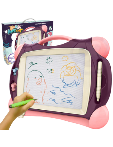 WOOPIE Magnetic Color Marker Board + 2 Purple Stamps