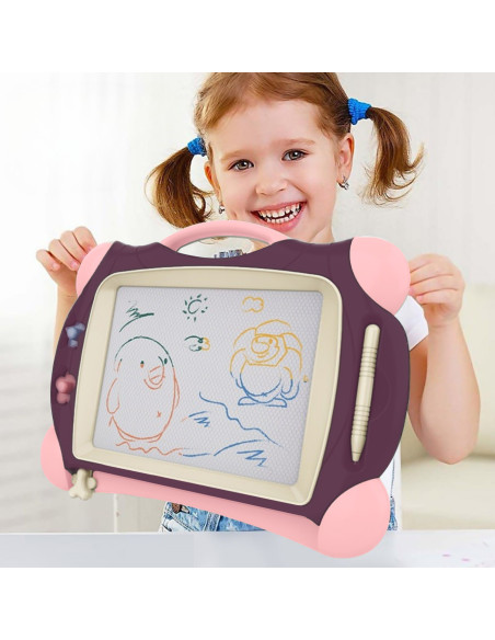 WOOPIE magnetinė spalvota žymeklio lenta + 2 violetiniai antspaudai