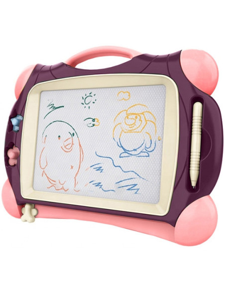 WOOPIE Magnetic Color Marker Board + 2 Purple Stamps