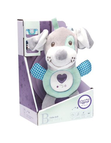 WOOPIE BABY Interactive Plush Toy for Babies with Light and Sound Sleeping Dog