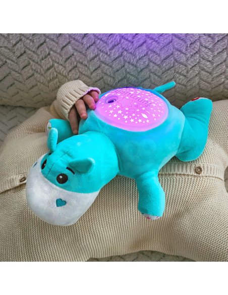 WOOPIE BABY Cuddly Toy 2-in-1 Projector Sleeper Hippo
