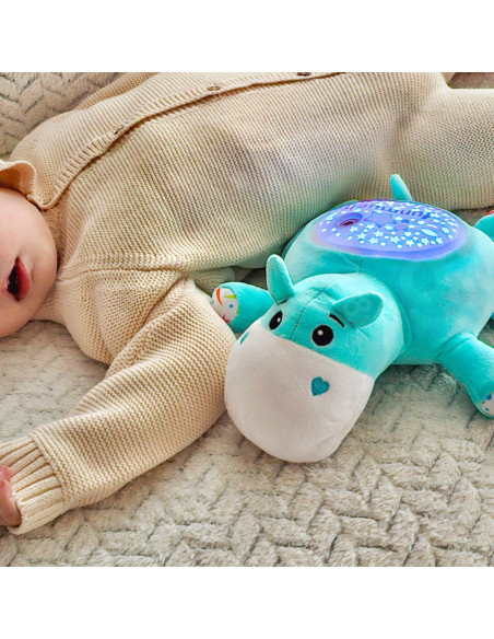 WOOPIE BABY Cuddly Toy 2-in-1 Projector Sleeper Hippo