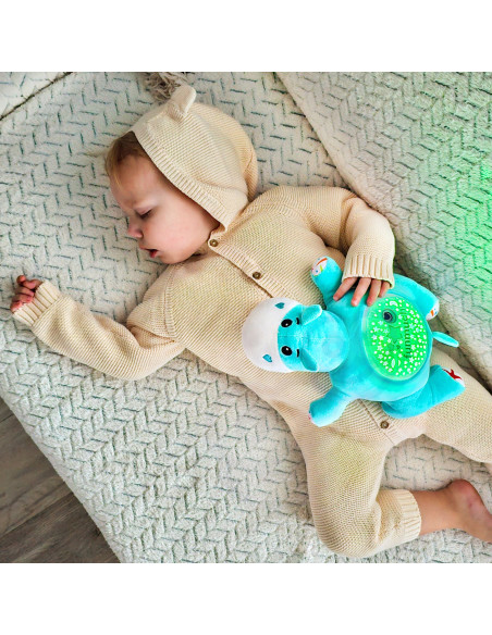 WOOPIE BABY Cuddly Toy 2-in-1 Projector Sleeper Hippo