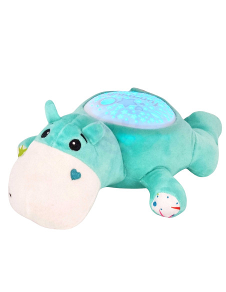 WOOPIE BABY Cuddly Toy 2-in-1 Projector Sleeper Hippo