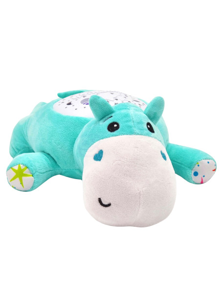 WOOPIE BABY Cuddly Toy 2-in-1 Projector Sleeper Hippo