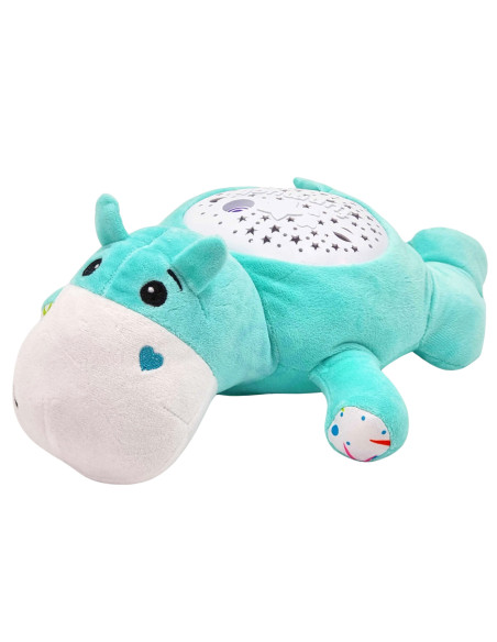 WOOPIE BABY Cuddly Toy 2-in-1 Projector Sleeper Hippo