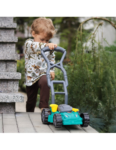 WOOPIE Push Garden Lawn Mower with Sound and Light