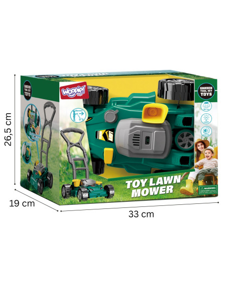 WOOPIE Push Garden Lawn Mower with Sound and Light