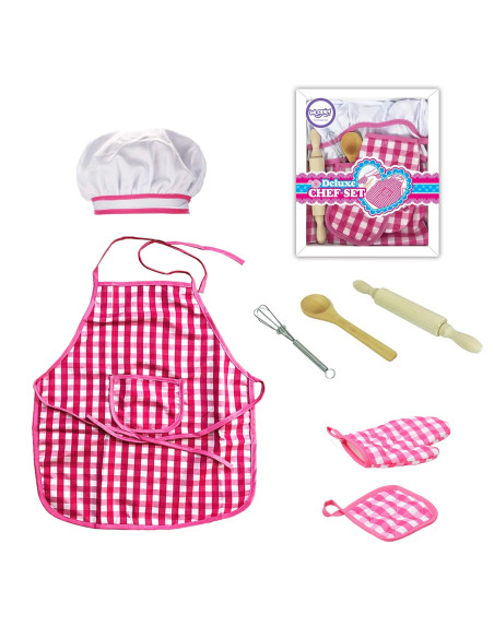 WOOPIE Little Chef Set Cooking Suit Kitchen Accessories 7 pcs.