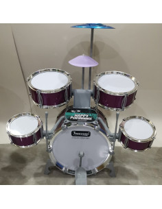 WOOPIE Educational Percussion Set for Kids 5 Drums 1 Cymbal 2