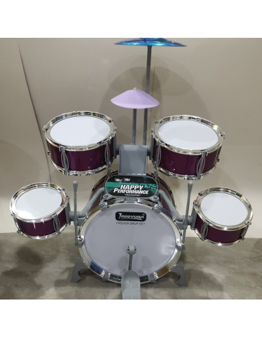 WOOPIE Educational Percussion Set for Kids 5 Drums 1 Cymbal