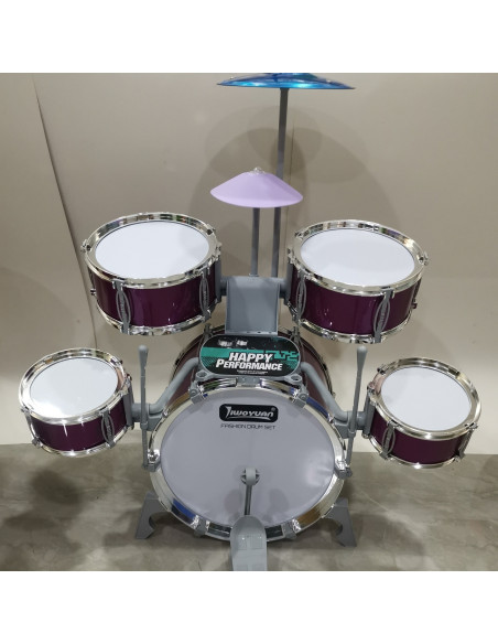 WOOPIE Educational Percussion Set for Kids 5 Drums 1 Cymbal