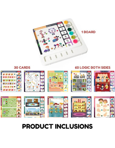 WOOPIE Set of 60 Logic Games 3+