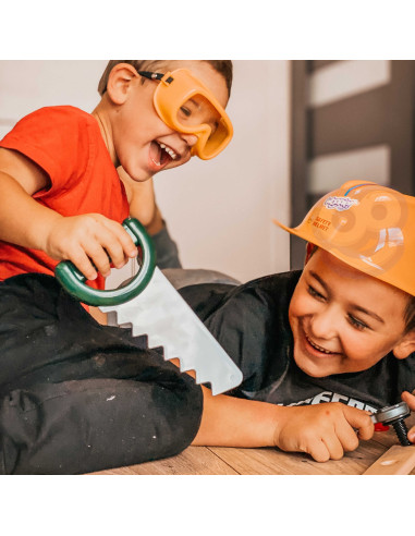 WOOPIE Large Backpack with Tools for Children DIY Set Screwdriver and Drill 15 pcs.