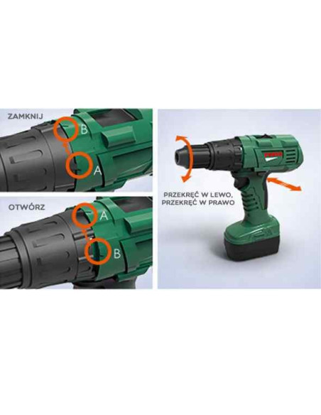 WOOPIE didelė kuprinė su įrankiais vaikams „pasidaryk pats“ rinkinys atsuktuvams ir grąžtams, 15 vnt.