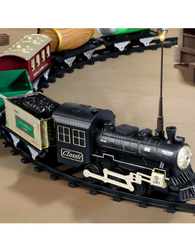 WOOPIE Classic Steam Train Locomotive Track XXL