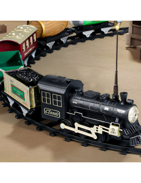 WOOPIE Classic Steam Train Locomotive Track XXL