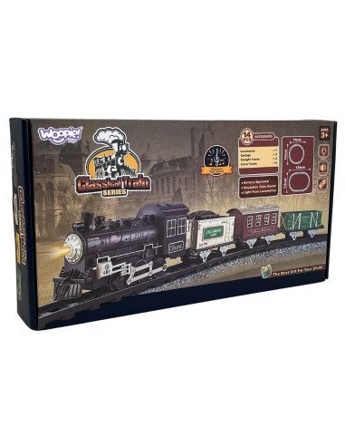 WOOPIE Classic Steam Train Locomotive Track XXL