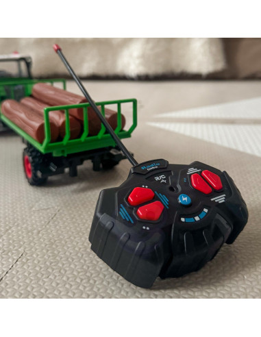 WOOPIE RC Tractor with Trailer - 1:24 Scale