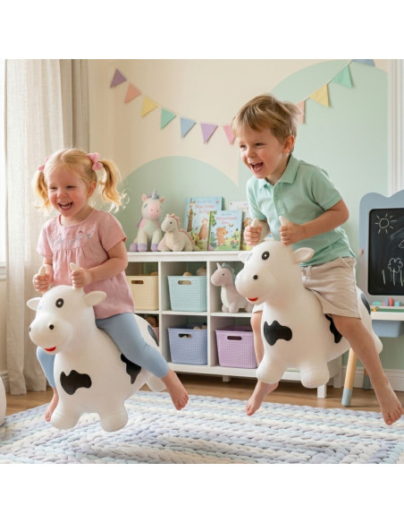 WOOPIE Rubber Jumper for Jumping Cow + Pump