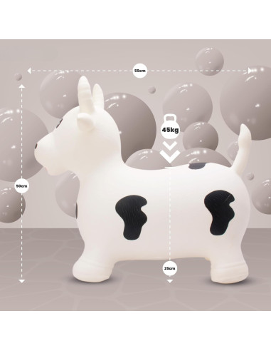 WOOPIE Rubber Jumper for Jumping Cow + Pump